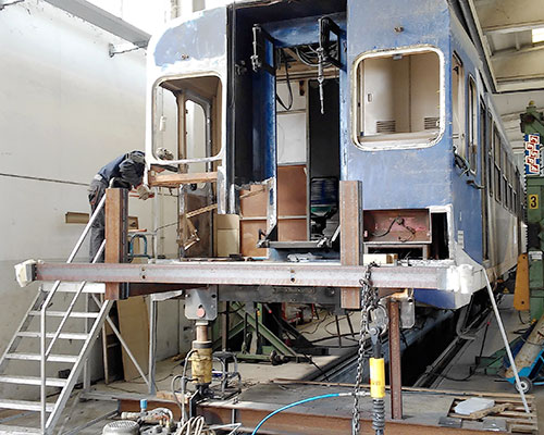 Manutenzione e riparazione di veicoli ferroviari
